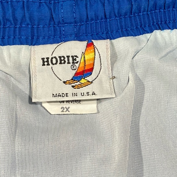Hobie Swim Trunks Shorts Bottoms Vintage 70s Blue Retro 2X - Picture 3 of 7